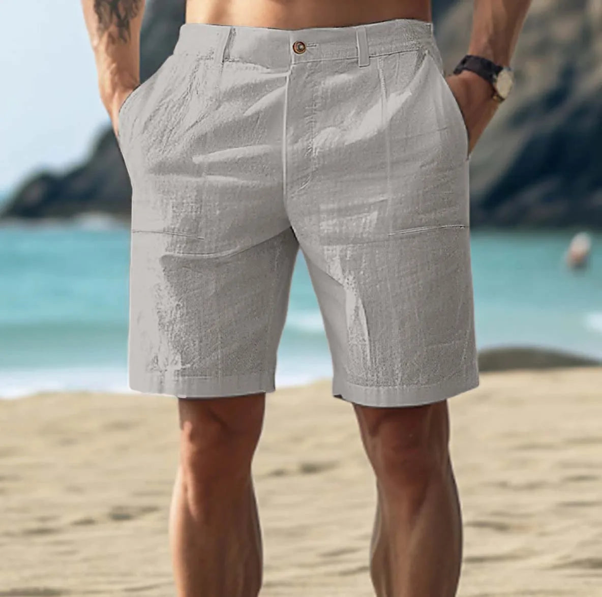 Relaxed Fit Herren Sommershorts