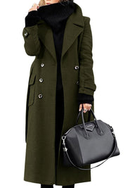 Langer Warmer Damen Cabanmantel