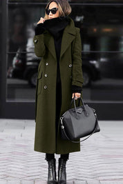 Langer Warmer Damen Cabanmantel