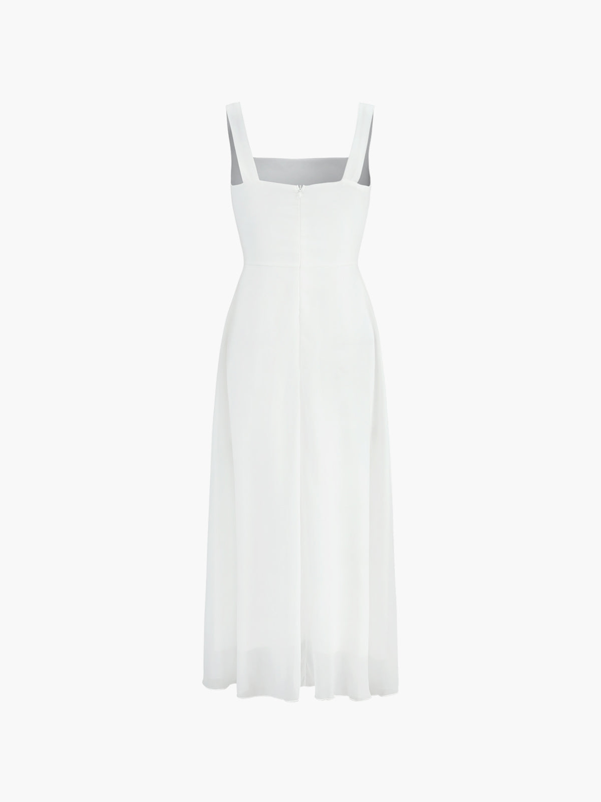 Zeitloses Quadratausschnittkleid