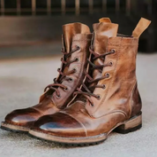 Klassischer Vintage Winterstiefel