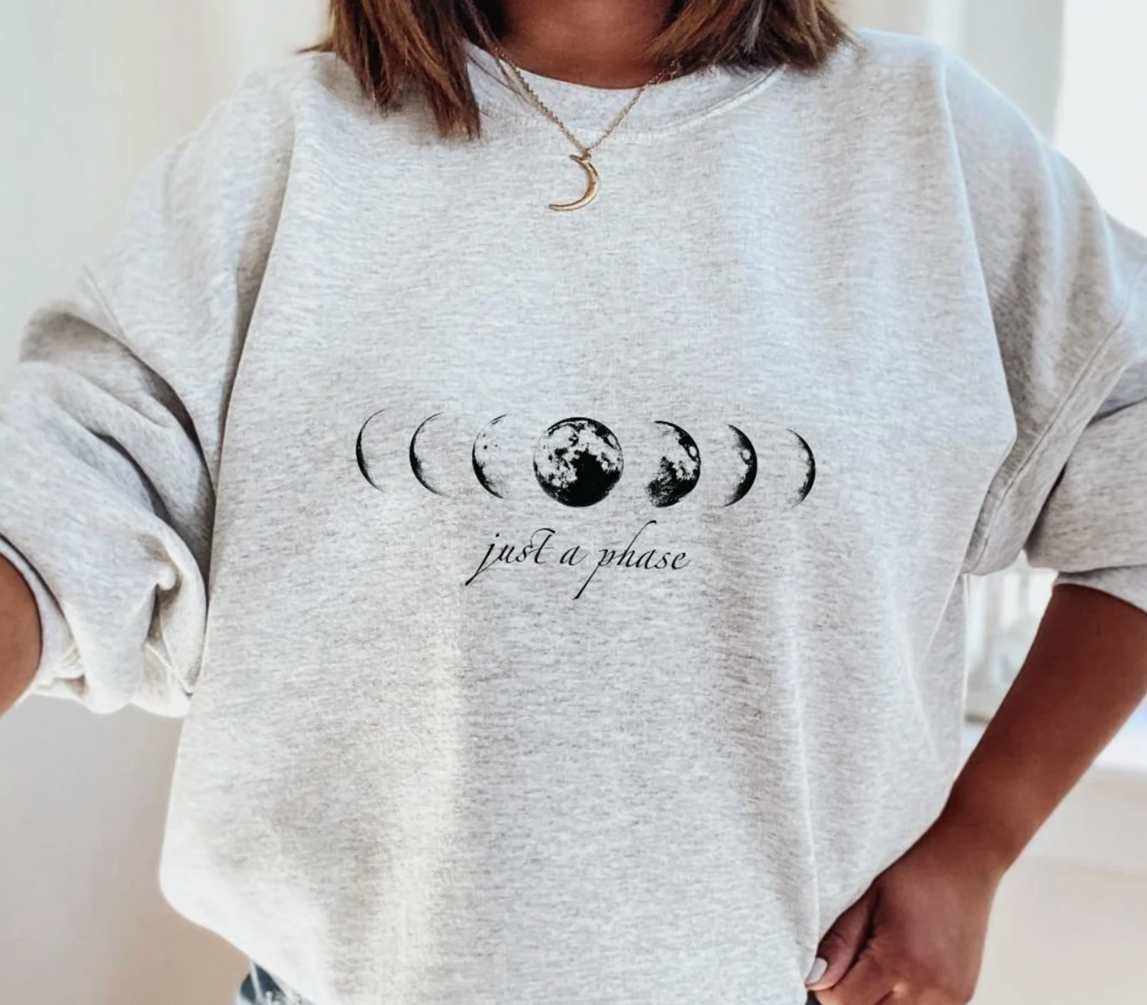 Just A Phase Damen Pullover