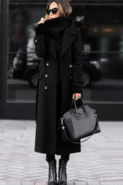 Langer Warmer Damen Cabanmantel