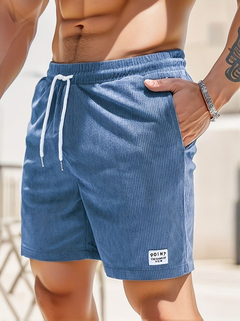 Lässige Herren Cord-Shorts