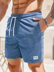 Lässige Herren Cord-Shorts