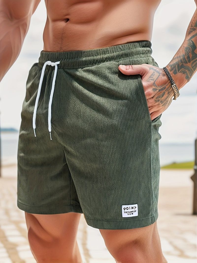 Lässige Herren Cord-Shorts