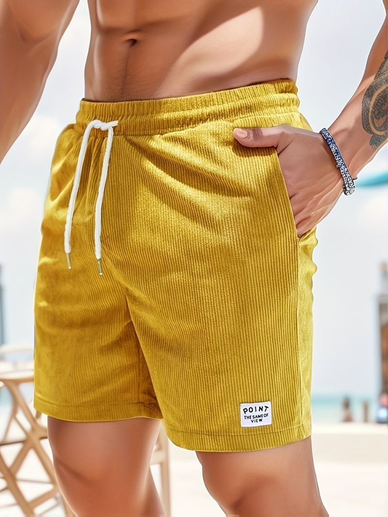 Lässige Herren Cord-Shorts