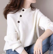 Langärmliger Damen Strickpullover