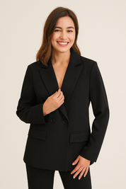 Klassischer Reverskragen Blazer