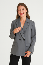 Klassischer Reverskragen Blazer