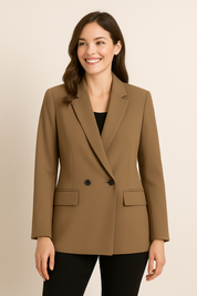 Klassischer Reverskragen Blazer