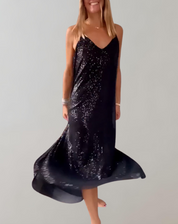Gllitzernden Abendkleid Cocktailkleid