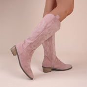 Bestickte Knie Cowboystiefel