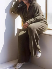 Damen Lounge Set mit Kragen