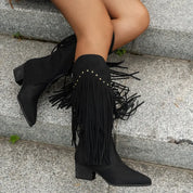 Western Stil Mittelkalb Cowboystiefel