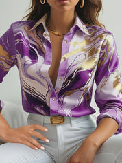 Elegante langärmelige Bluse