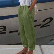 Hosen mit weichem Bund und Seitentaschen