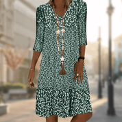 Trendige Florales Sommerkleid