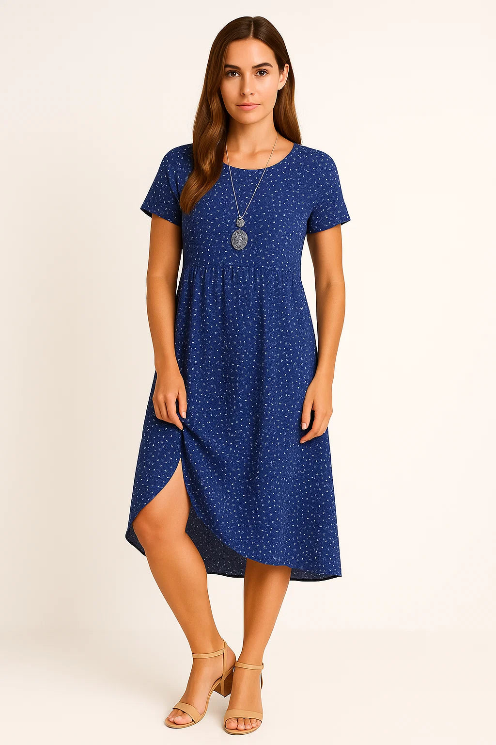 Elegantes Bauchabdeckendes Kleid