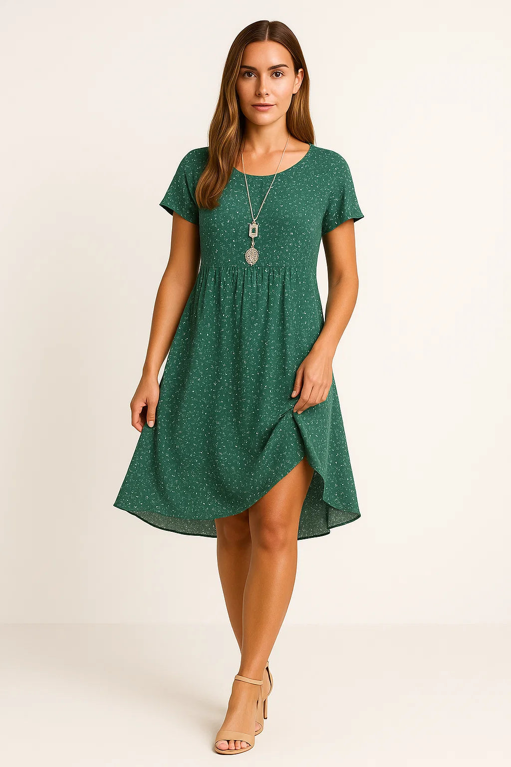 Elegantes Bauchabdeckendes Kleid