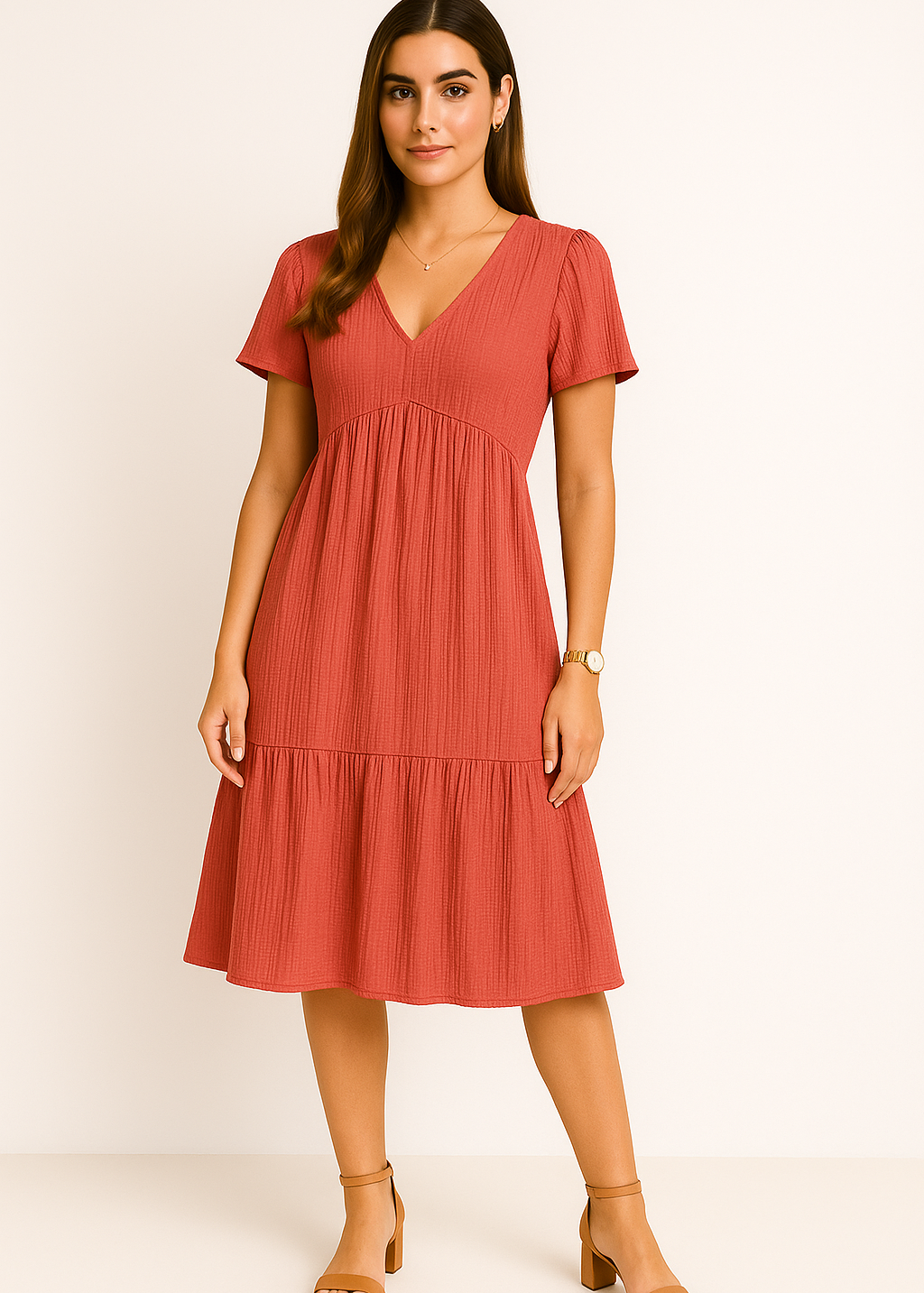 ElegantesBauchabdeckendesMidikleidred.png