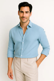 Elegantes Herren Sommerhemd