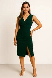 Elegantes Plissee Abendkleid