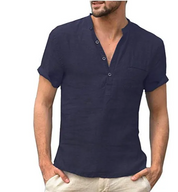 Knopfleiste Herren Sommerhemd