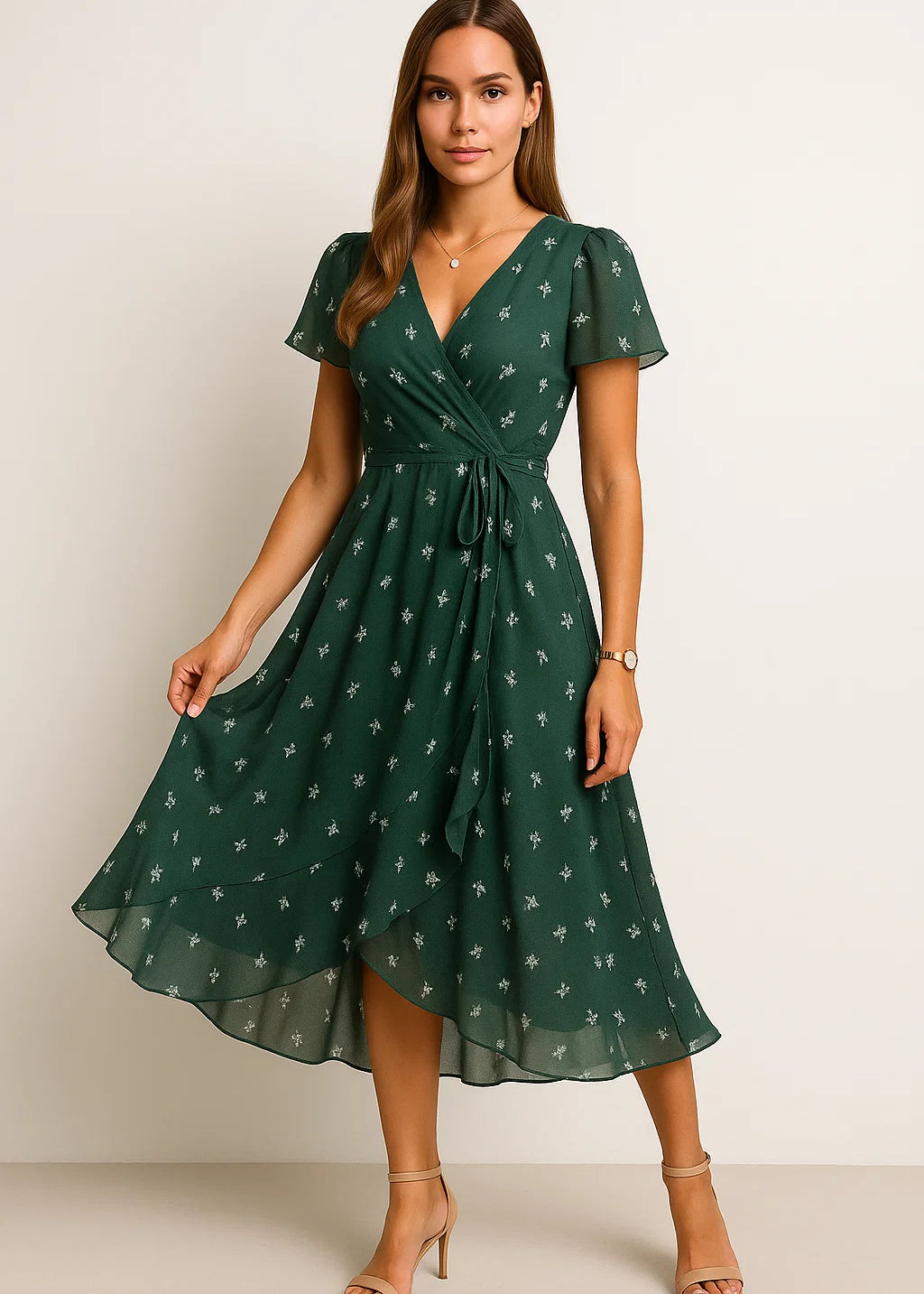 Fliessendes_Sommerkleid_mit_V-Ausschnitt_Green_1.webp