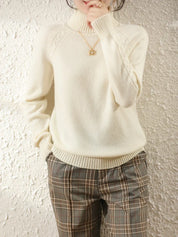 Eleganter Damen Rollkragenpullover