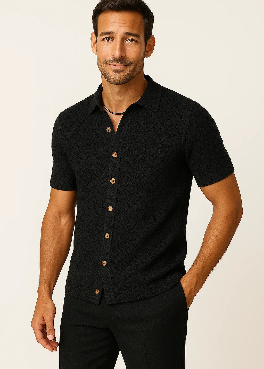 Herren_Strick_Polo_Cardigan_Black.webp