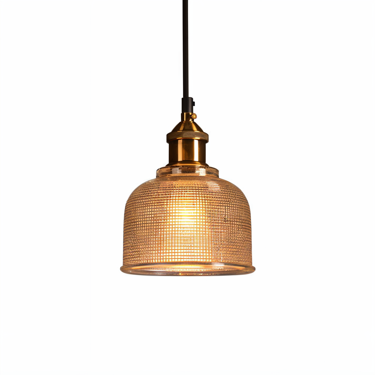 Bunte Retro Glas Pendelleuchte