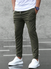 Herren Schmale Stretchhose