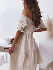 Schulterfreies Sommerkleid