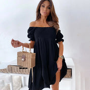 Schulterfreies Sommerkleid