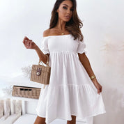 Schulterfreies Sommerkleid