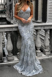 Elegantes Glitzer Abendkleid