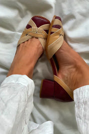 Elegante Blockabsatz Sandalen