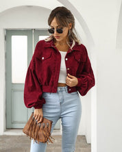 Gekürzte und modische Damen Winterjacke