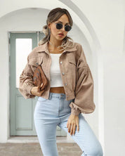 Gekürzte und modische Damen Winterjacke