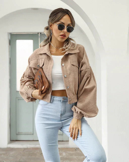 Gekürzte und modische Damen Winterjacke