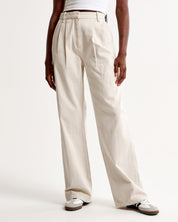 Elegante Damenhose mit geradem Bein