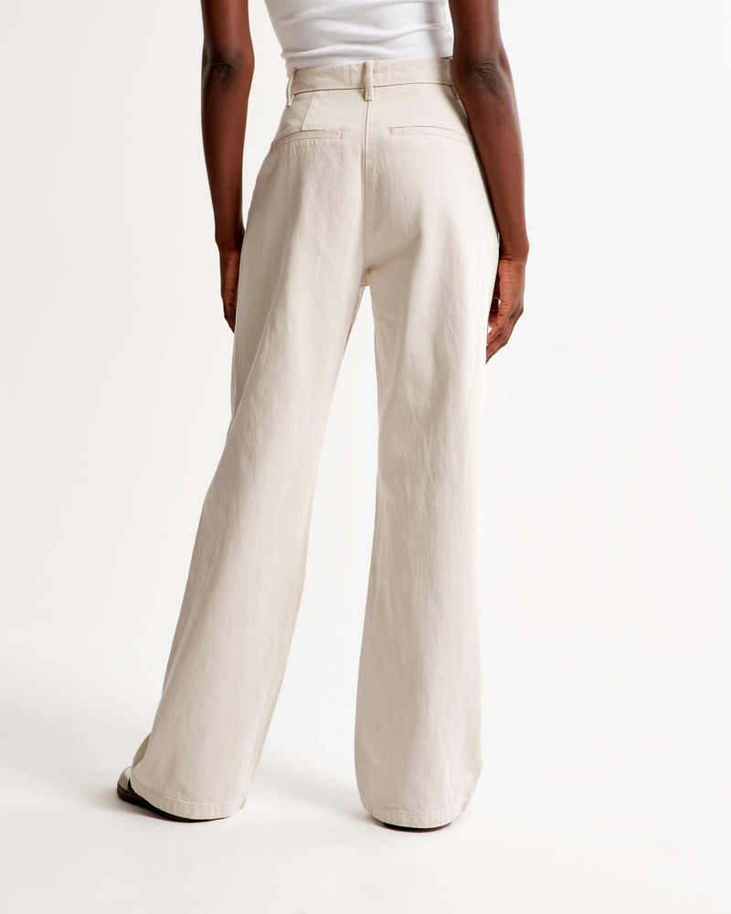 Elegante Damenhose mit geradem Bein