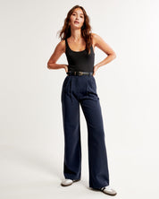 Elegante Damenhose mit geradem Bein
