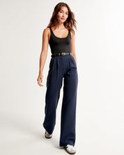 Elegante Damenhose mit geradem Bein