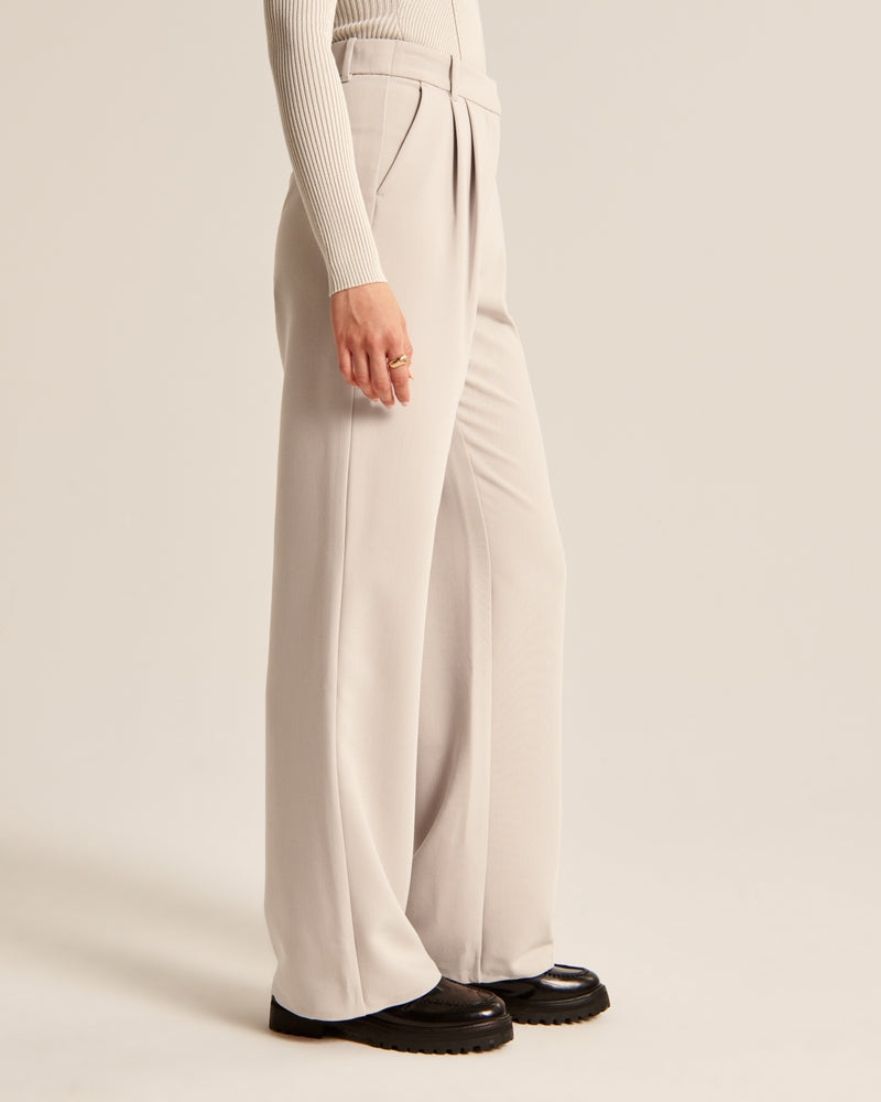 Elegante Damenhose mit geradem Bein