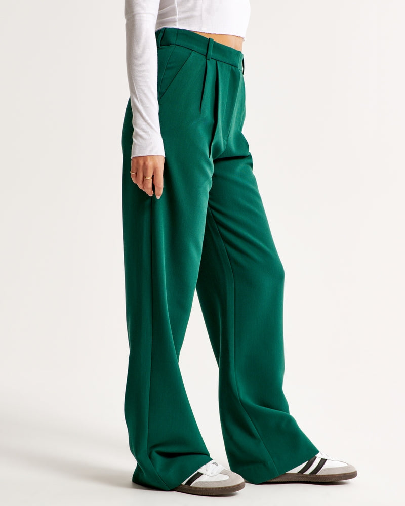 Elegante Damenhose mit geradem Bein