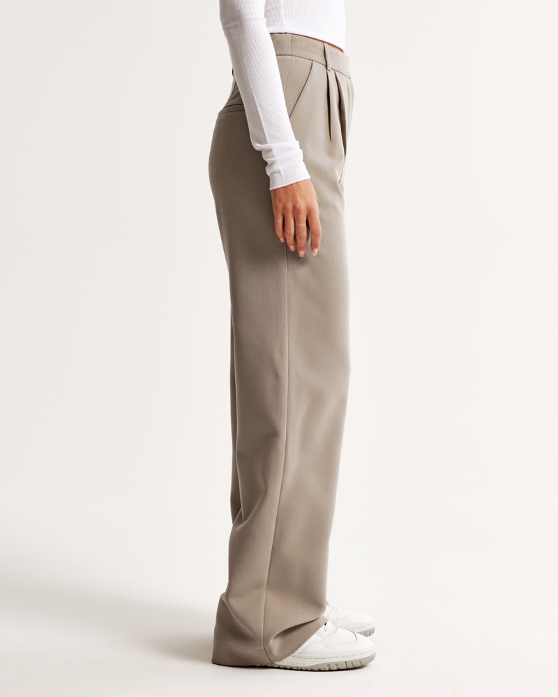 Elegante Damenhose mit geradem Bein