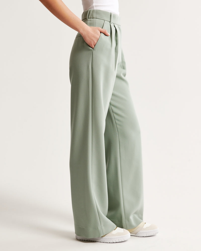 Elegante Damenhose mit geradem Bein