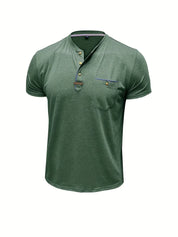 Lässiges T-Shirt mit Brusttasche